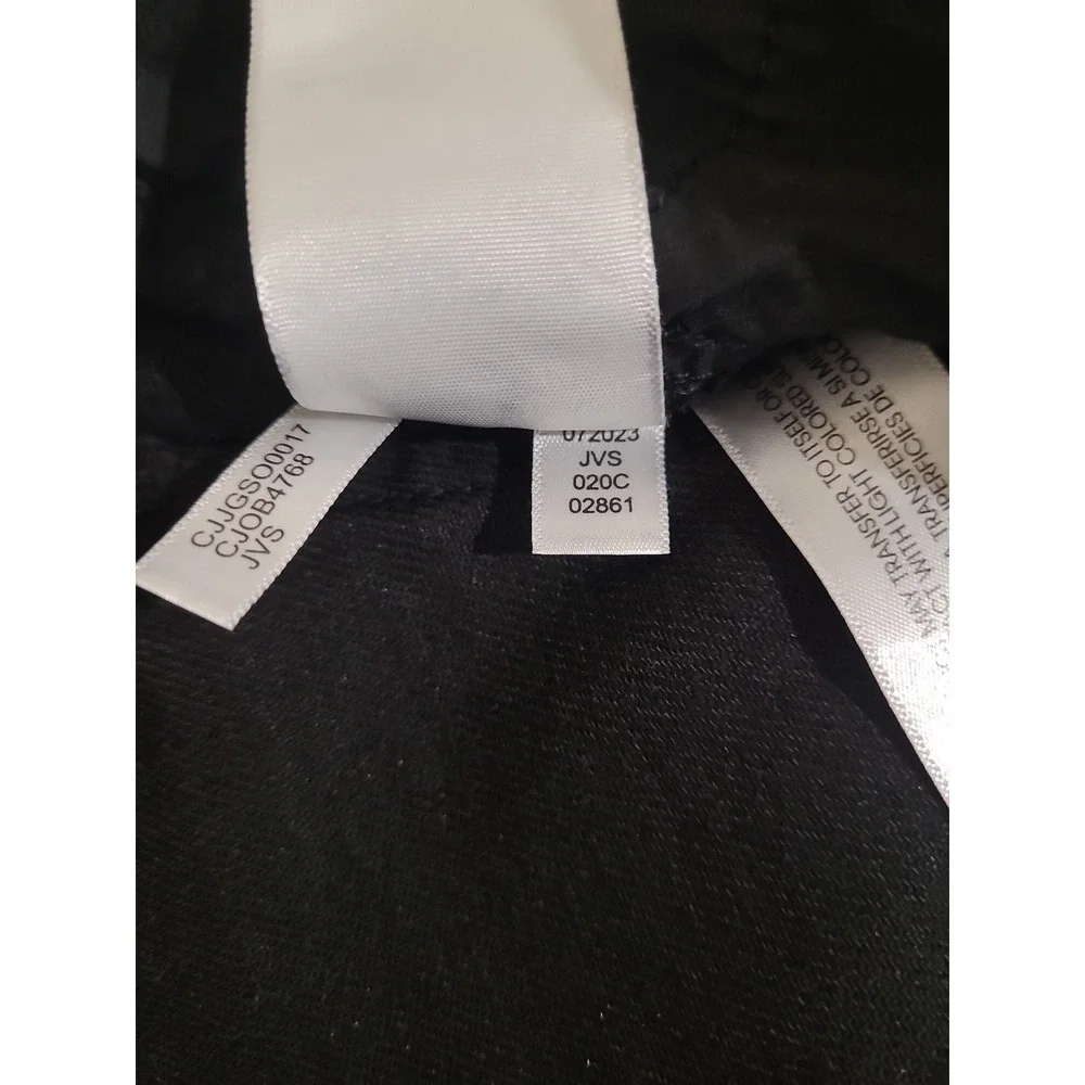 Calvin Klein Women SZ 10 Straight leg Black Jean Stretch classic 5 pocket casual